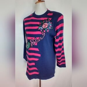 VINTAGE ROBER APPLIQUED SWEATER